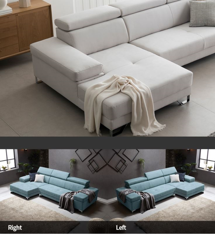 Sofa góc L ấn tượng với tone màu sang trọng