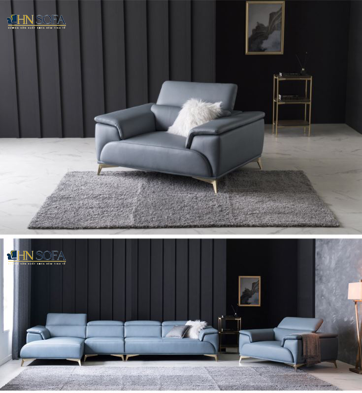 Sofa bộ hiện đại bọc da Hàn Quốc HNS26