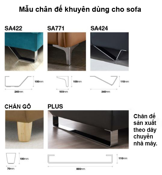 Sofa Da Hiện Đại HNS05