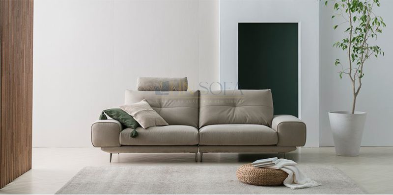 Mẫu sofa văng nỉ 2 chỗ hiện đại HNSN05 mang phong cách hiện đại