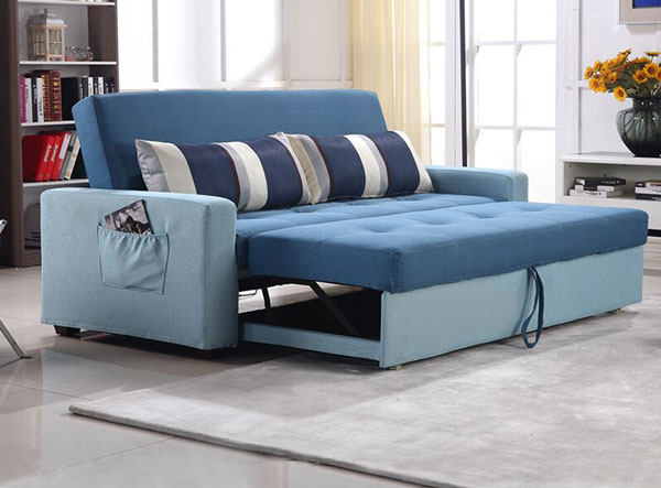 Ghế sofa giường kéo giúp thuận tiện khi biến 1 chiếc sofa thành giường